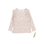 Lovely Littles The Printed Long Sleeve Tee - Dusty Mauve Floral - 