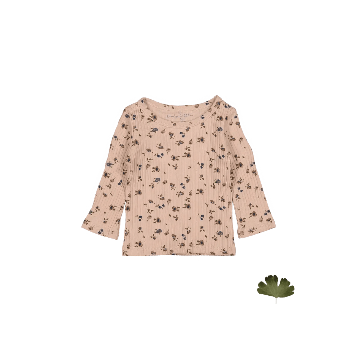 The Printed Long Sleeve Tee - Floral Blush - Sweater, Pattern, Top | Everetts Place