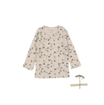 The Printed Long Sleeve Tee - Floral Sand - Long-sleeved T-shirt, Sweater, Pattern, Top | Everetts Place