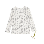 The Printed Long Sleeve Tee - Mintberry - Sleeve, White, Textile, Long-sleeved T-shirt, Sweater | Everetts Place