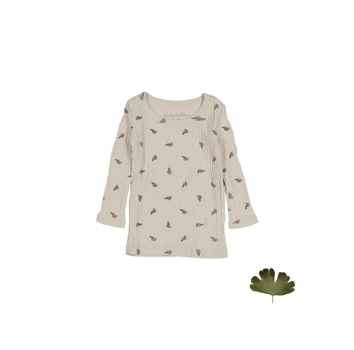 The Printed Long Sleeve Tee - Sand Leaf - Active Shirt, Long-sleeved T-shirt, Pollinator, Arthropod, Insect | Everetts Place