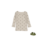 The Printed Long Sleeve Tee - Sand Leaf - Active Shirt, Long-sleeved T-shirt, Pollinator, Arthropod, Insect | Everetts Place