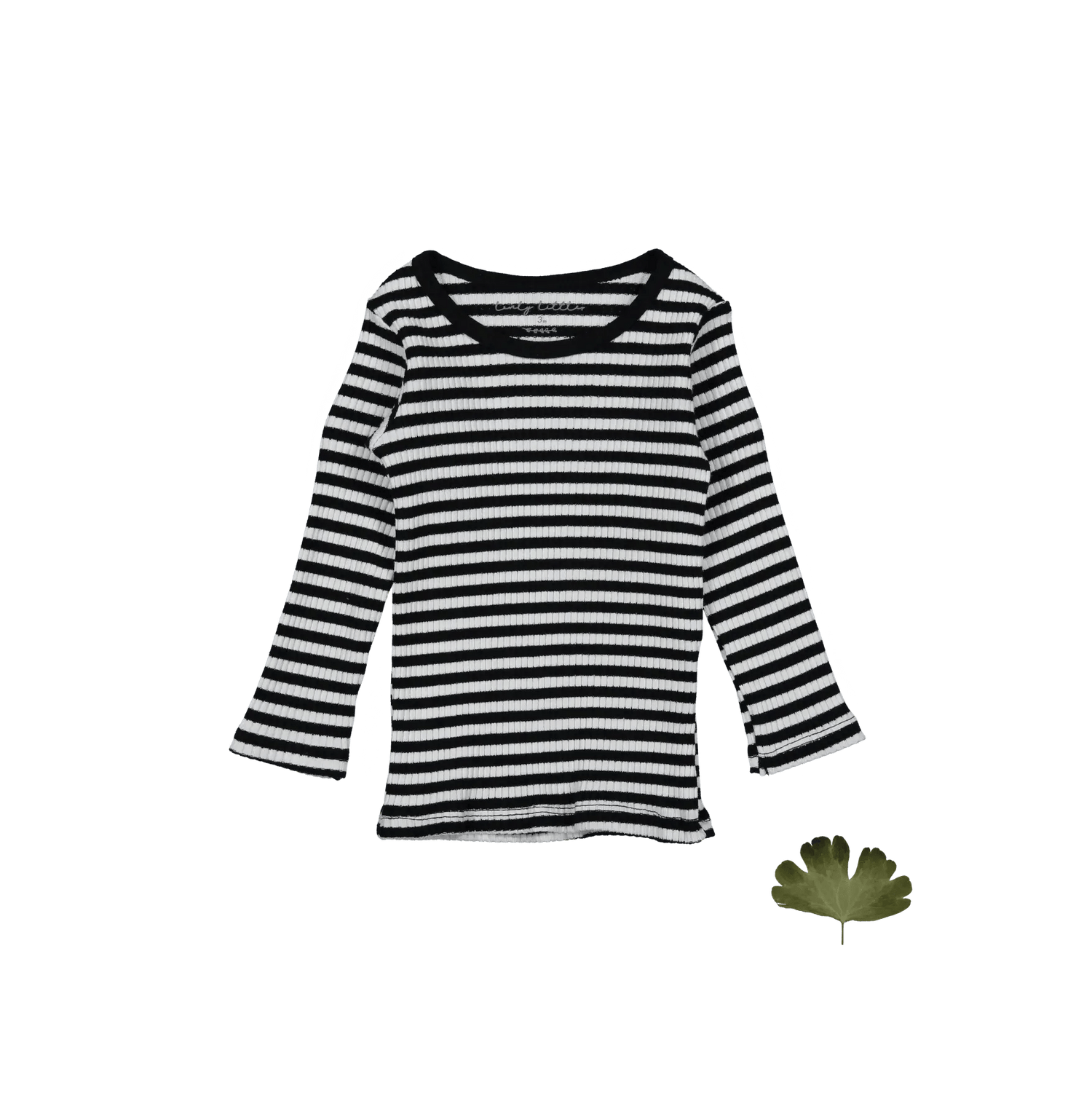 The Printed Long Sleeve Tee - Stripe - Sleeve, White, Fashion, Textile, Long-sleeved T-shirt | Everetts Place