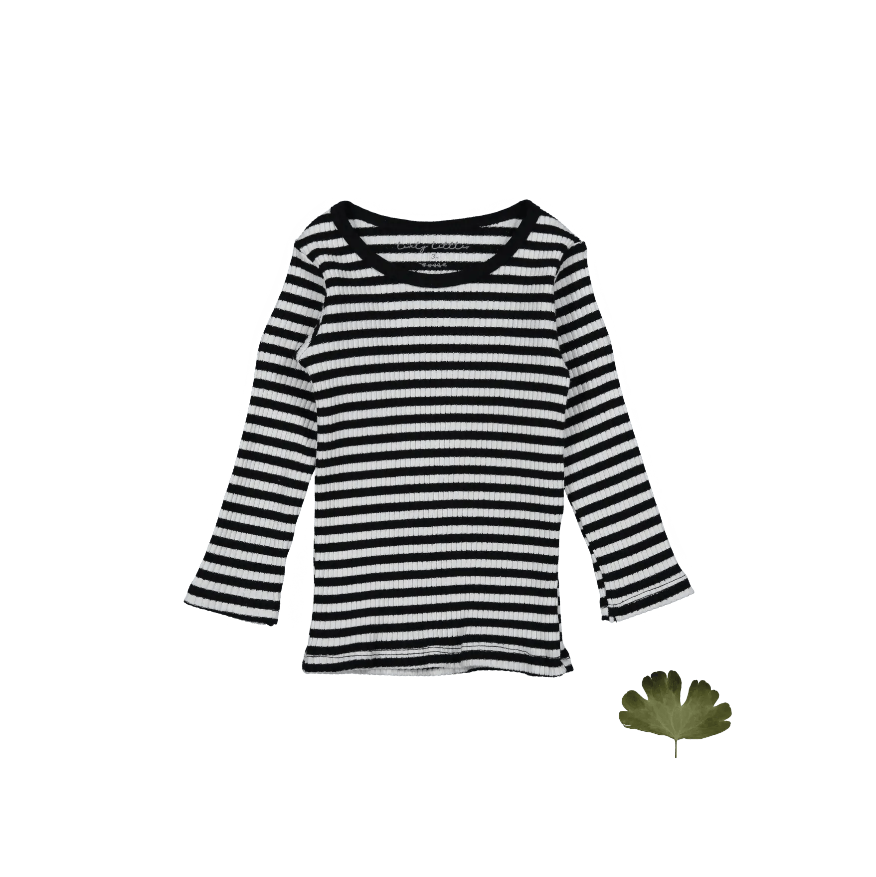 The Printed Long Sleeve Tee - Stripe - Sleeve, White, Fashion, Textile, Long-sleeved T-shirt | Everetts Place
