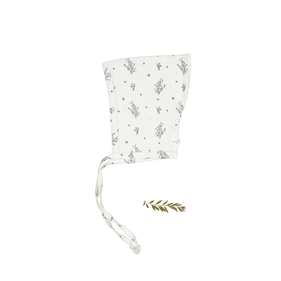 The Printed Pixie Bonnet -  Honeybunch - White | Everetts Place