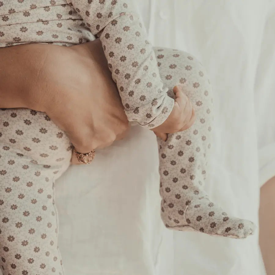 Lovely Littles The Printed Romper - Emma Mauve - 