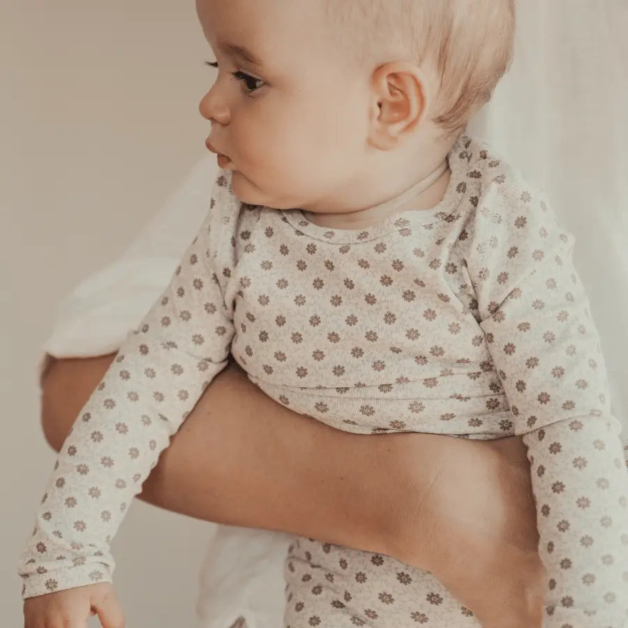 Lovely Littles The Printed Romper - Emma Mauve - 