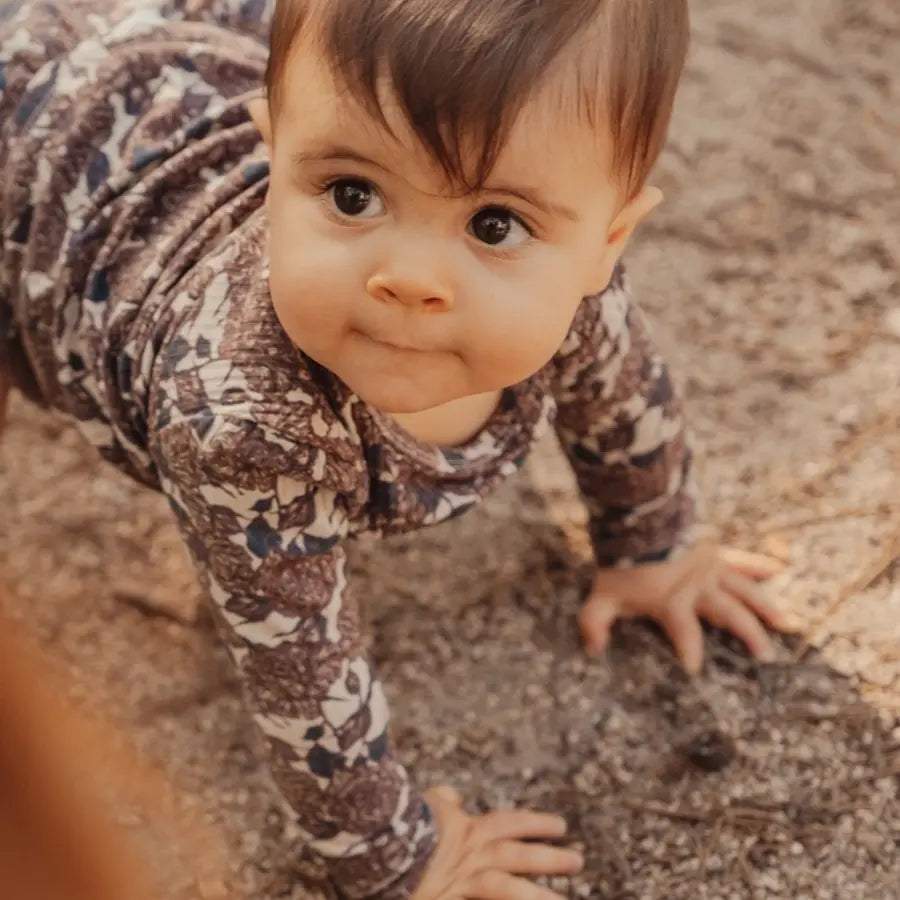 Lovely Littles The Printed Romper - Flora - 