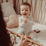 Lovely Littles The Printed Romper - Lattice Pink - 