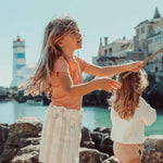 Lovely Littles The Printed Short Sleeve Tee - Rose Stripe - 