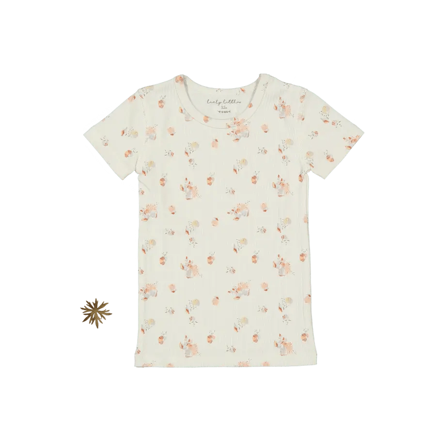 Lovely Littles The Printed Short Sleeve Tee - Seashell - 