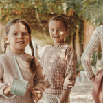 Lovely Littles The Printed Sweatshirt - Mauve Check - 
