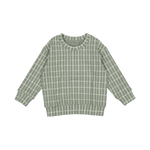 The Printed Sweatshirt - Sage Check - Sleeve, Grey, Design, Sweater, Pattern | Everetts Place