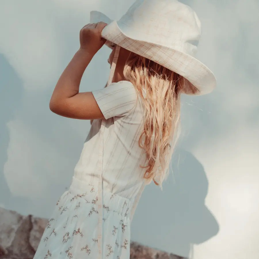 Lovely Littles The Printed Tank - Mist Stripe - 
