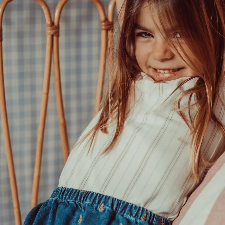 Lovely Littles The Printed Tank - Mist Stripe - 