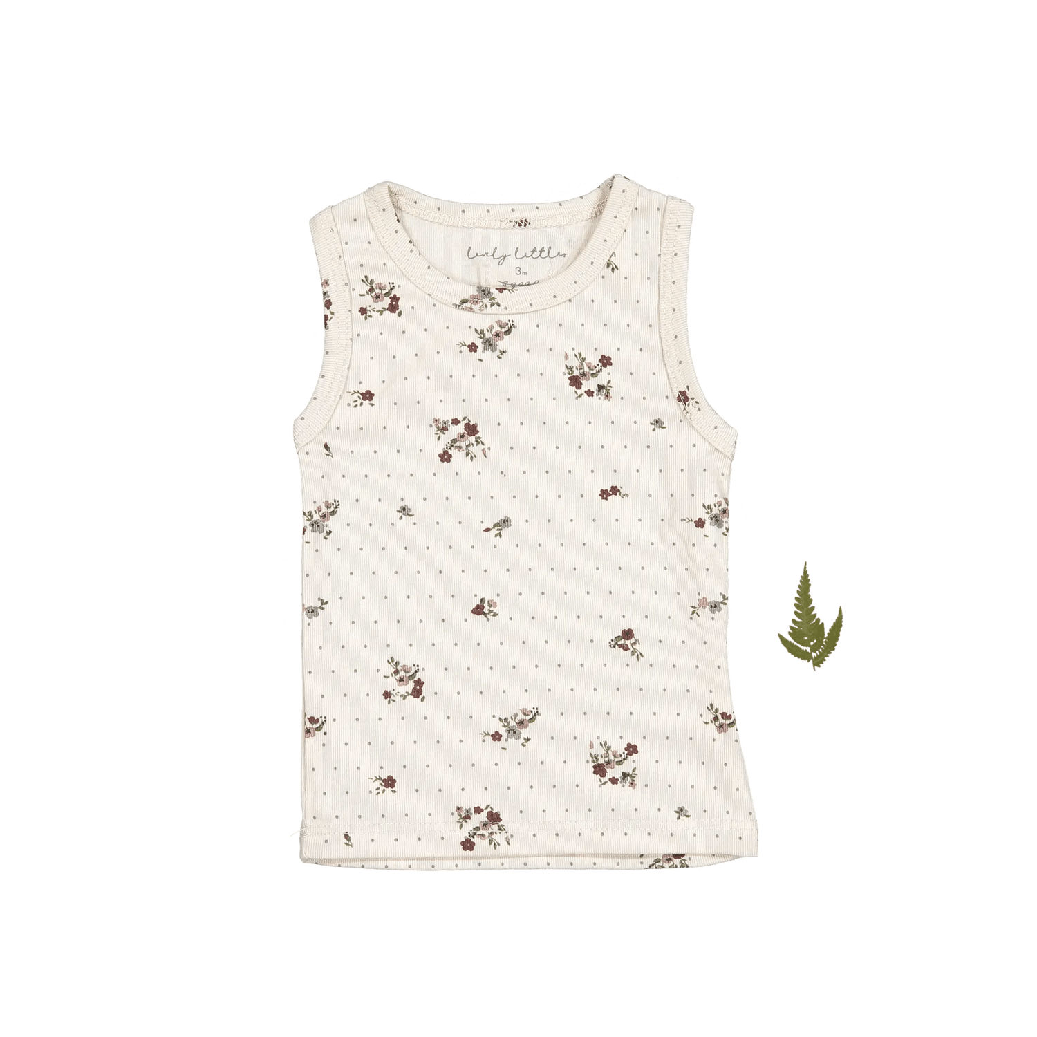 The Printed Tank - Vintage Floral - Sleeveless shirt, White, Baby & Toddler Clothing, Undershirt, Active Tank | Everetts Place