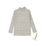The Printed Turtleneck - Tartan - Collar, Plaid, Tartan, Button, Pattern | Everetts Place