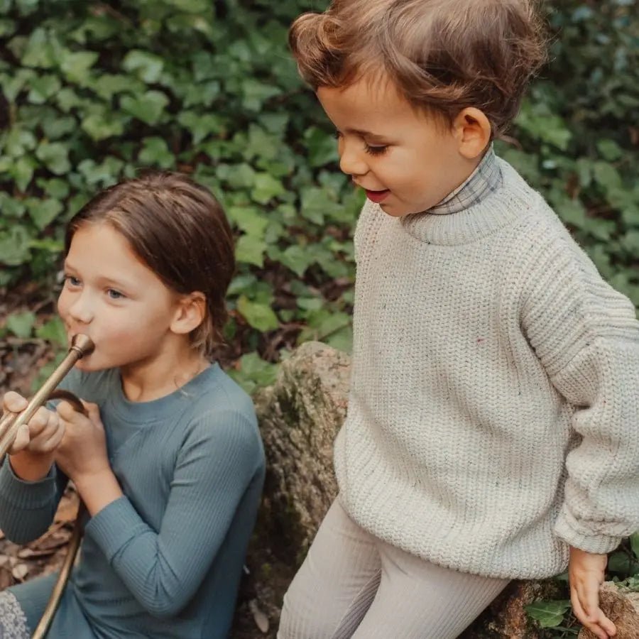 Lovely Littles The Printed Turtleneck - Tartan - 