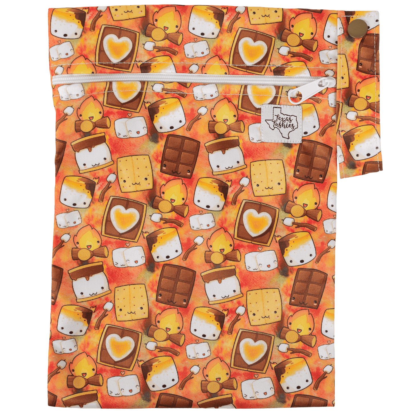 The Quick Trip Wet Dry Bag 10 Inches by 7 Inches Ideal for Cloth Diapers Texas Tushies