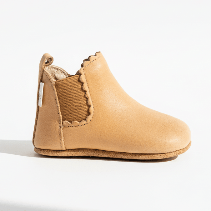Little Love Bug Co. The Reagan organic baby soft sole shoes.