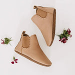 Little Love Bug Co. The Reagan Barefoot Boots with Easy Zipper for Comfortable Fit - 