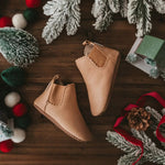 Little Love Bug Co. The Reagan Barefoot Boots with Easy Zipper for Comfortable Fit - 