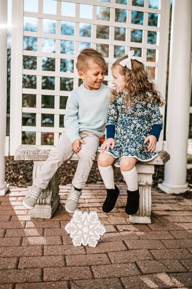 Little Love Bug Co. The Reagan Barefoot Boots with Easy Zipper for Comfortable Fit - 
