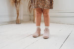 Little Love Bug Co. The Reagan Barefoot Boots with Easy Zipper for Comfortable Fit - 