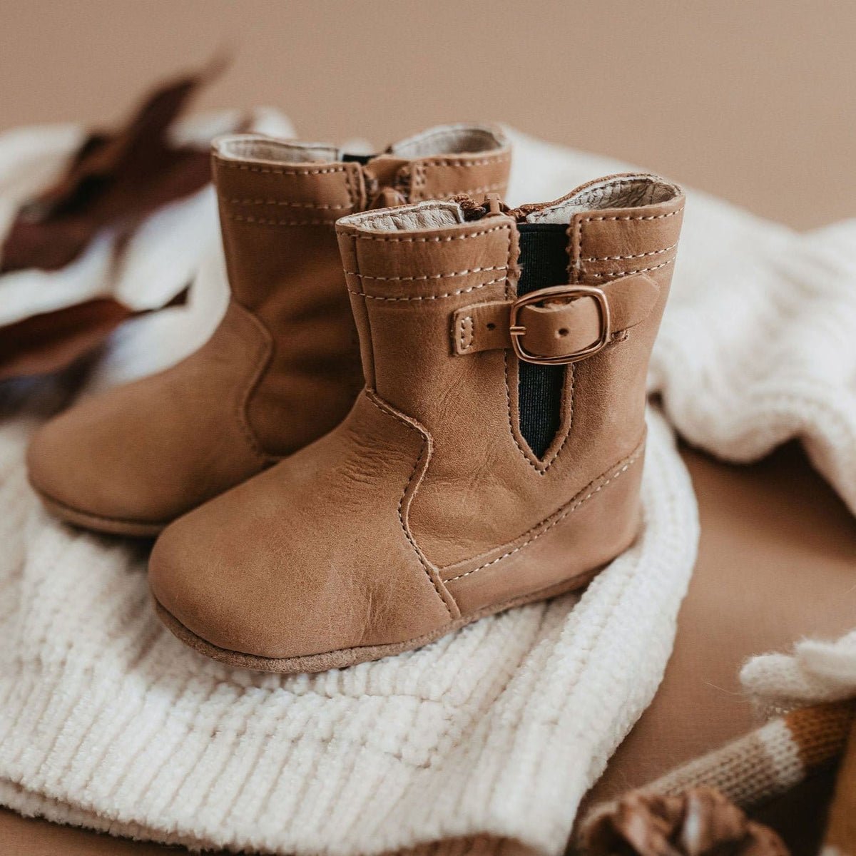 Little Love Bug Co. The Riding Boot, soft sole baby boots.