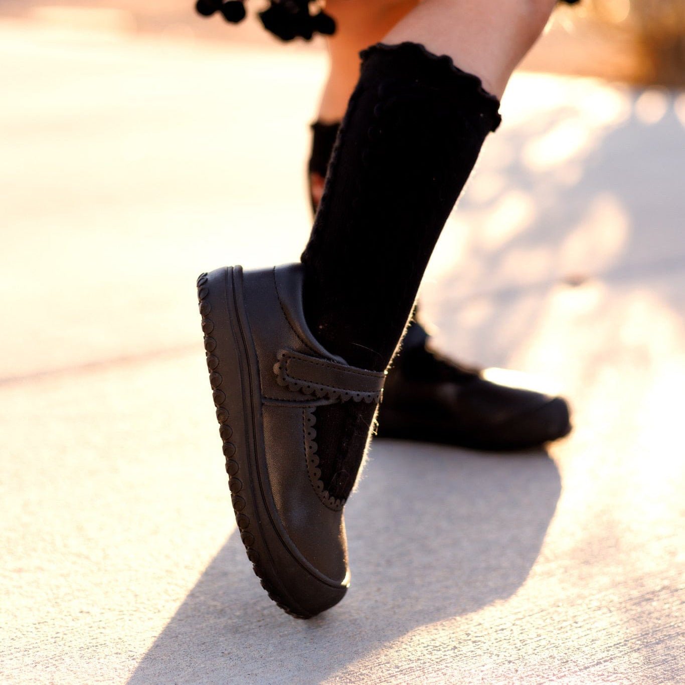 Black Premium Leather Shoes, Mary Jane by Little Love Bug Co.