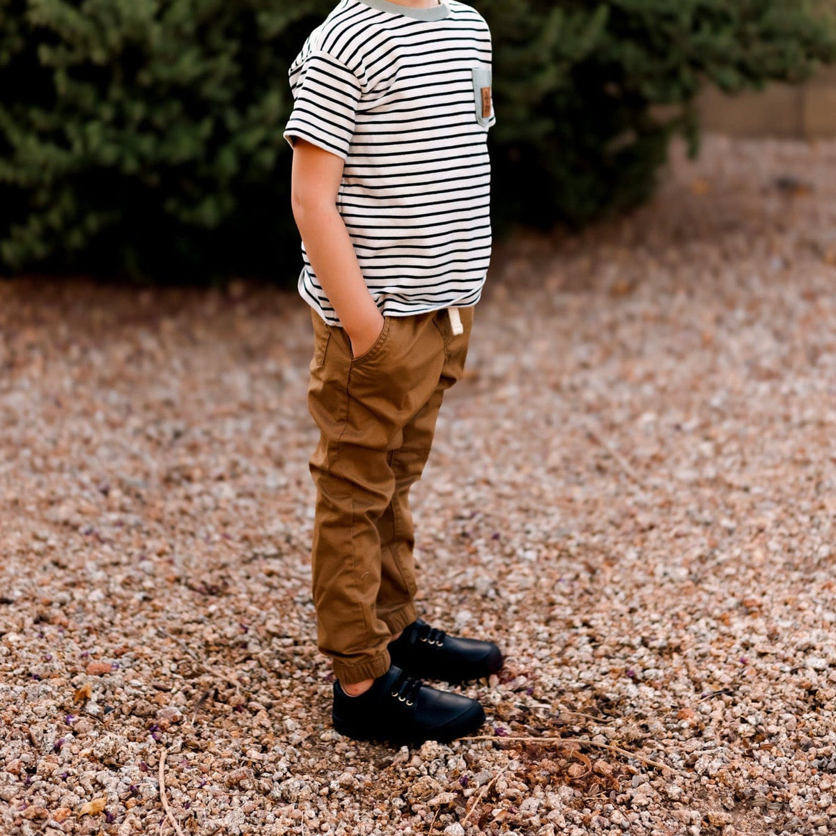 Black Premium Leather Shoes, Strap by Little Love Bug Co.