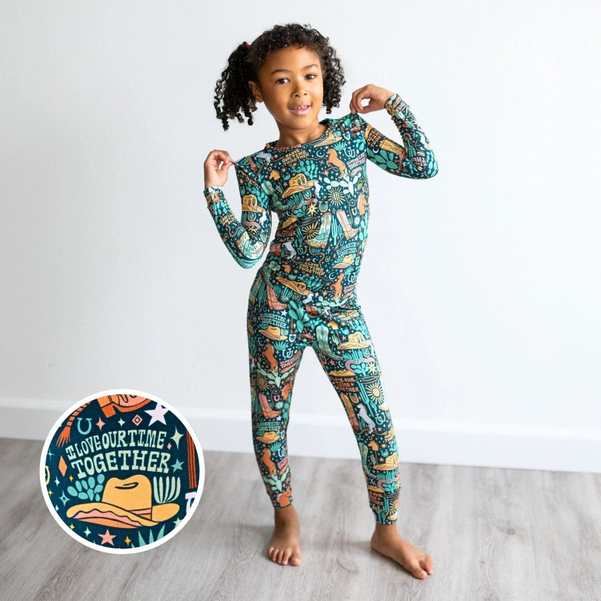 Raising Mama The Second - Skin 2 - Piece Long Sleeve Pajama | Wild West - 