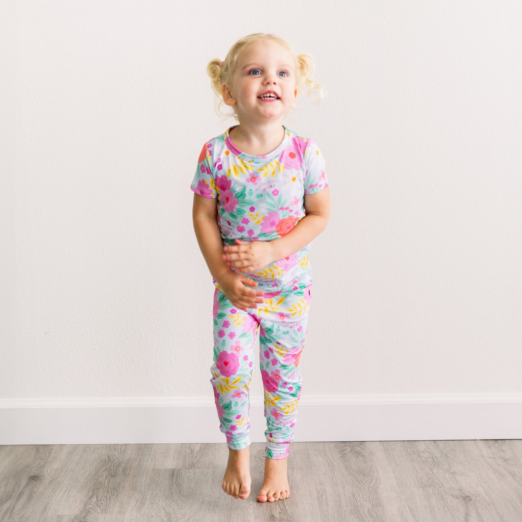 Raising Mama The Second - Skin 2 - Piece Short Sleeve Pajama | Flower PowerEveretts Place