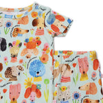 Raising Mama The Second - Skin 2 - Piece Short Sleeve Pajama | Mindful Doggos - 