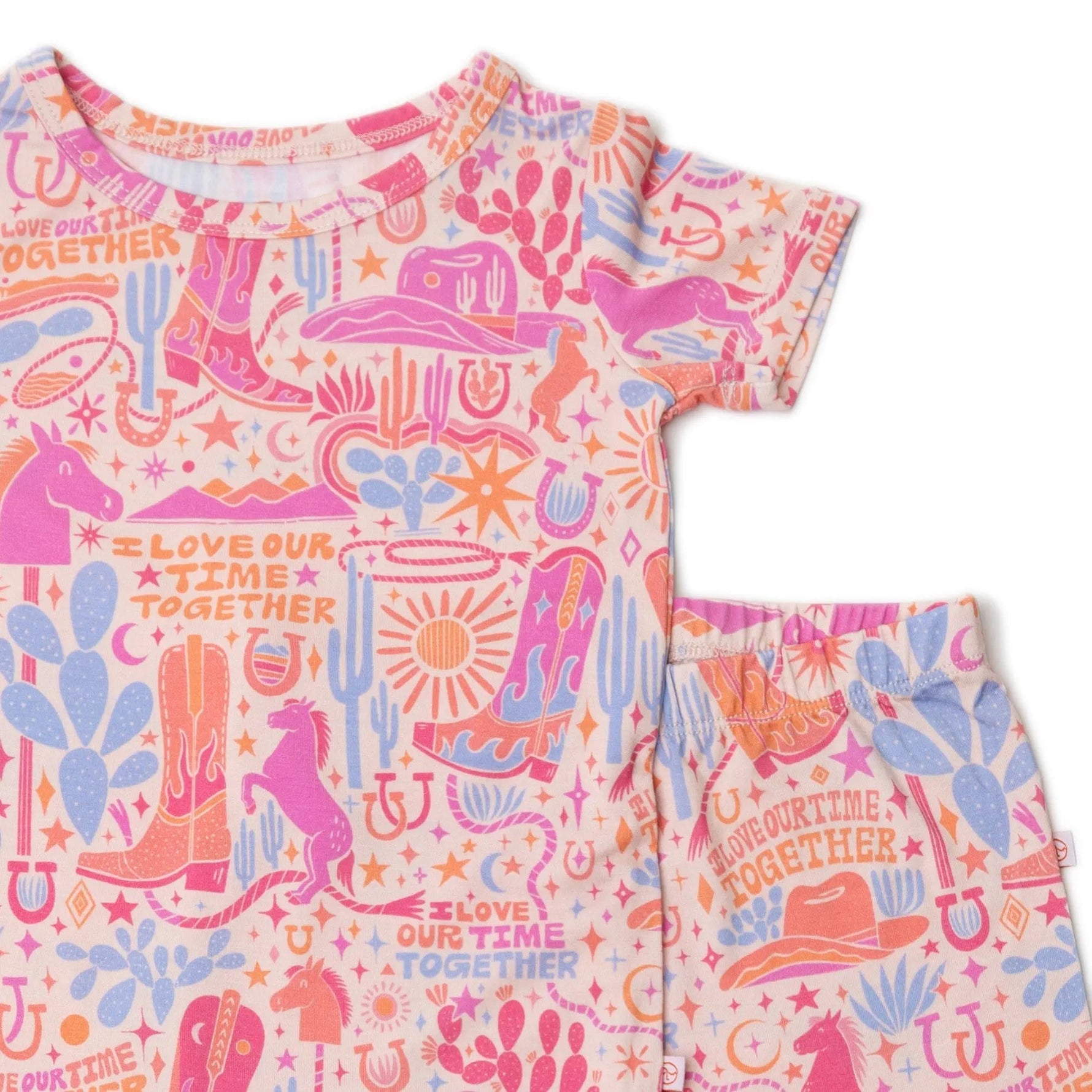 Raising Mama The Second - Skin 2 - Piece Short Sleeve Pajama | Saddle Up - 
