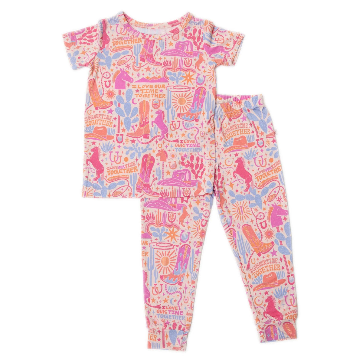 Raising Mama The Second - Skin 2 - Piece Short Sleeve Pajama | Saddle Up - 