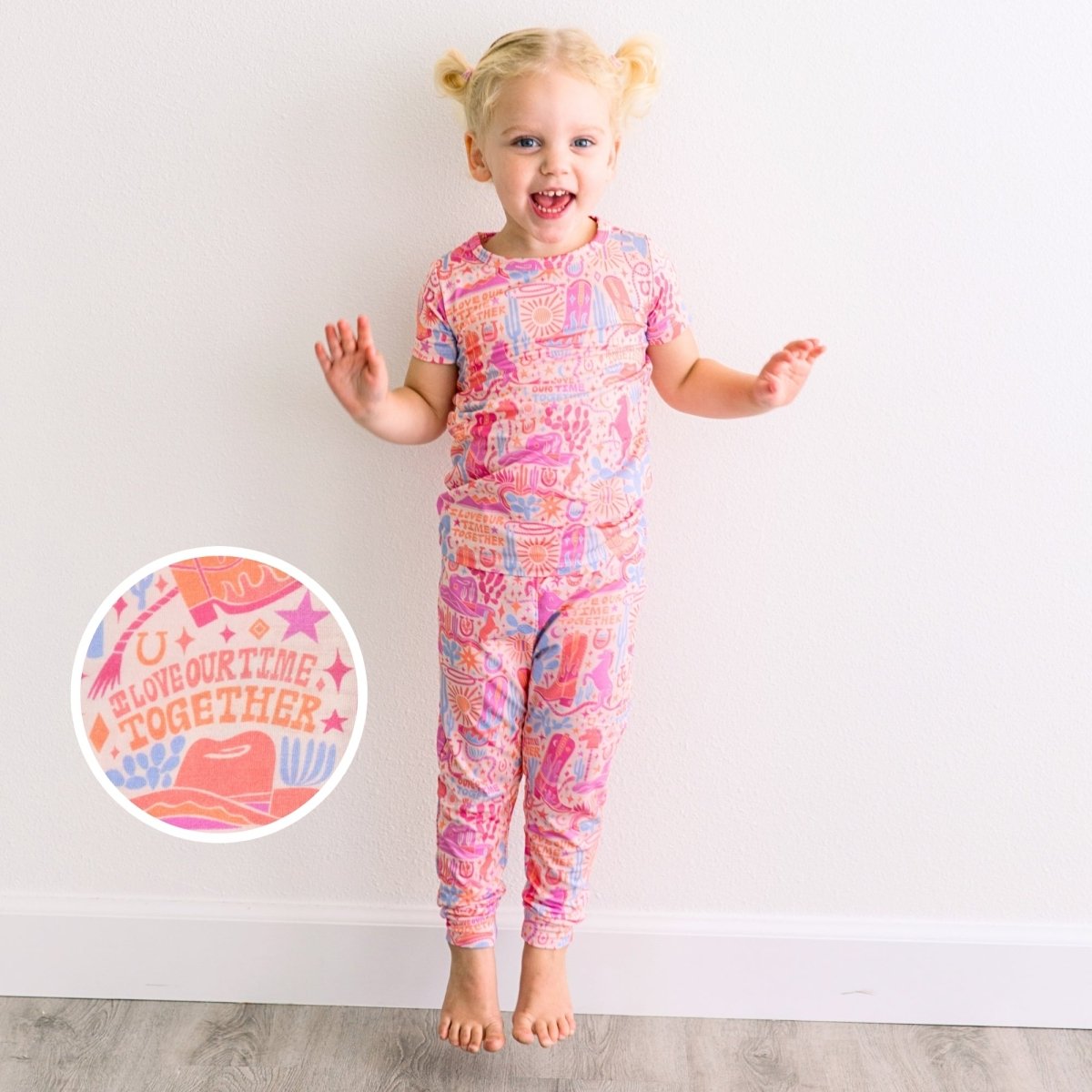 Raising Mama The Second - Skin 2 - Piece Short Sleeve Pajama | Saddle Up - 