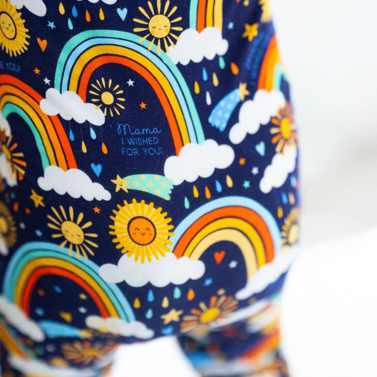 Raising Mama The Second - Skin Convertible Romper | Here Comes the Sunshine (Blue) - 