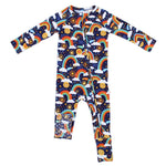 Raising Mama The Second - Skin Convertible Romper | Here Comes the Sunshine (Blue) - 