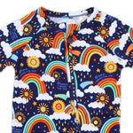 Raising Mama The Second - Skin Convertible Romper | Here Comes the Sunshine (Blue)Everetts Place