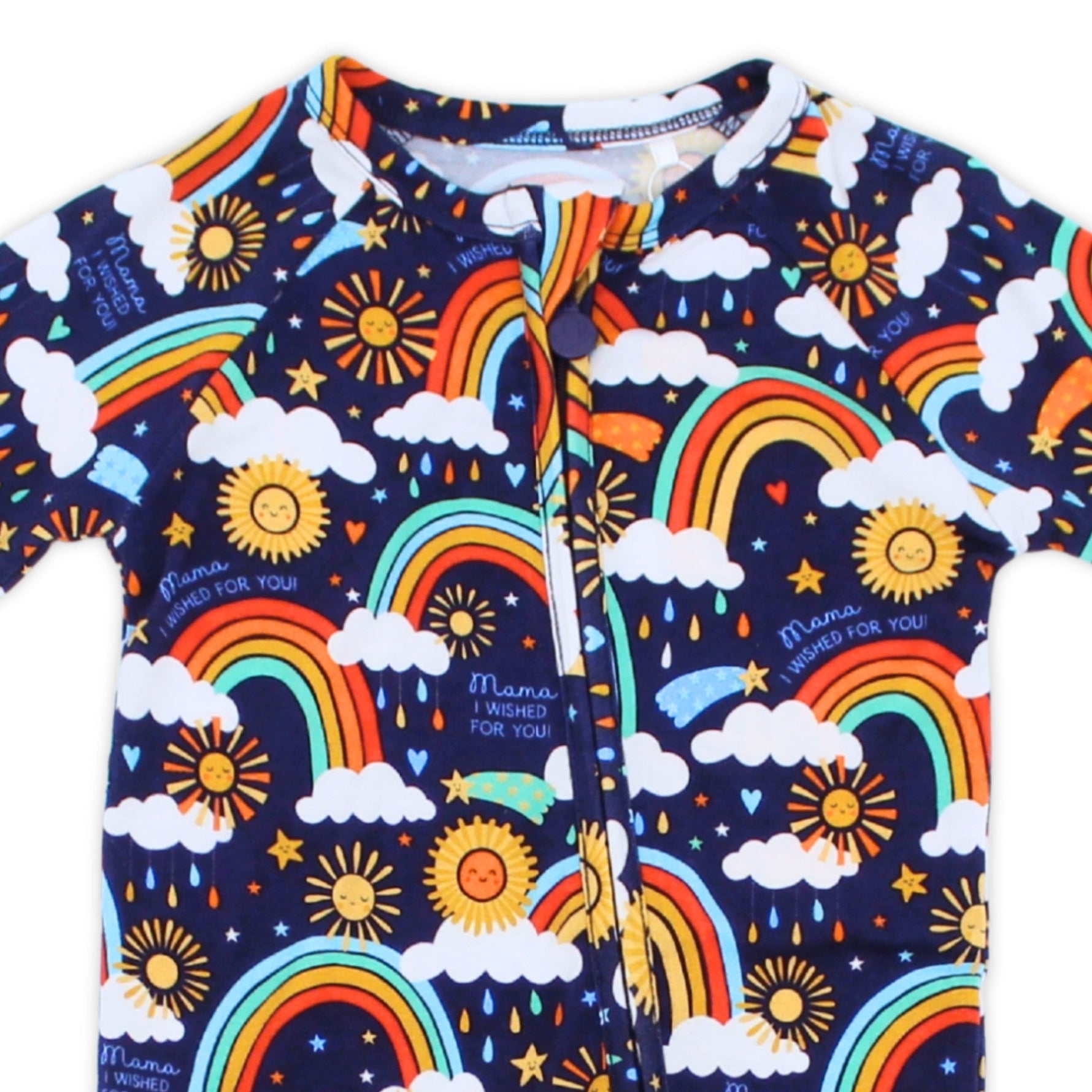 Raising Mama The Second - Skin Convertible Romper | Here Comes the Sunshine (Blue)Everetts Place