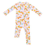 Raising Mama The Second - Skin Convertible Romper | Here Comes the Sunshine (Pink) - 
