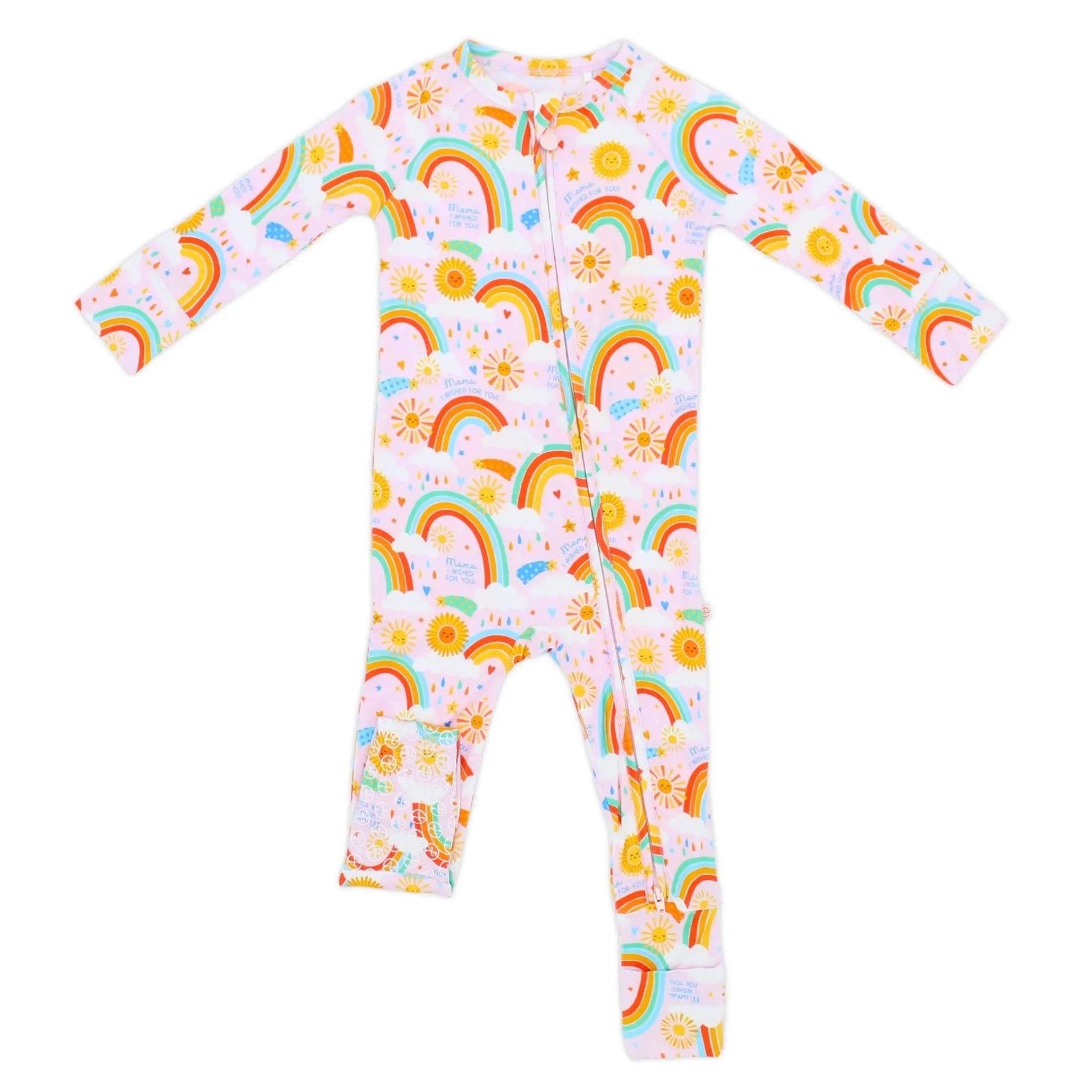 Raising Mama The Second - Skin Convertible Romper | Here Comes the Sunshine (Pink) - 