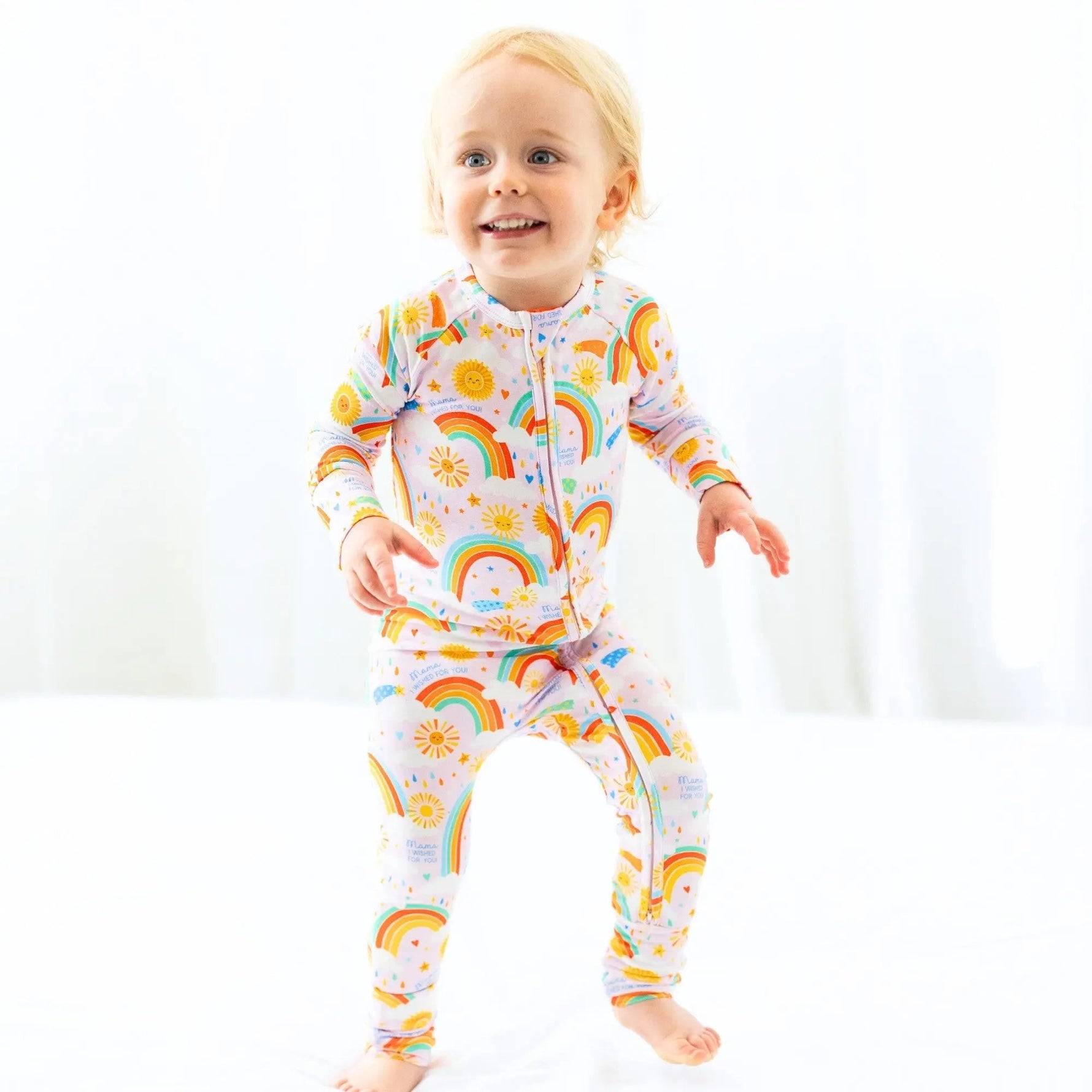 Raising Mama The Second - Skin Convertible Romper | Here Comes the Sunshine (Pink) - 