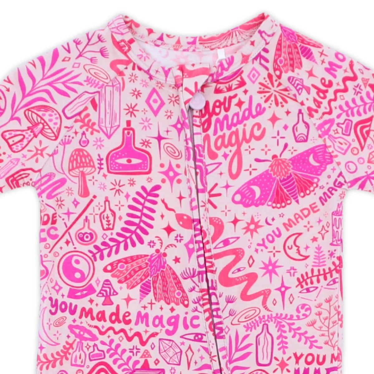 Raising Mama The Second - Skin Convertible Romper | Mystic Mama (Pink) - 