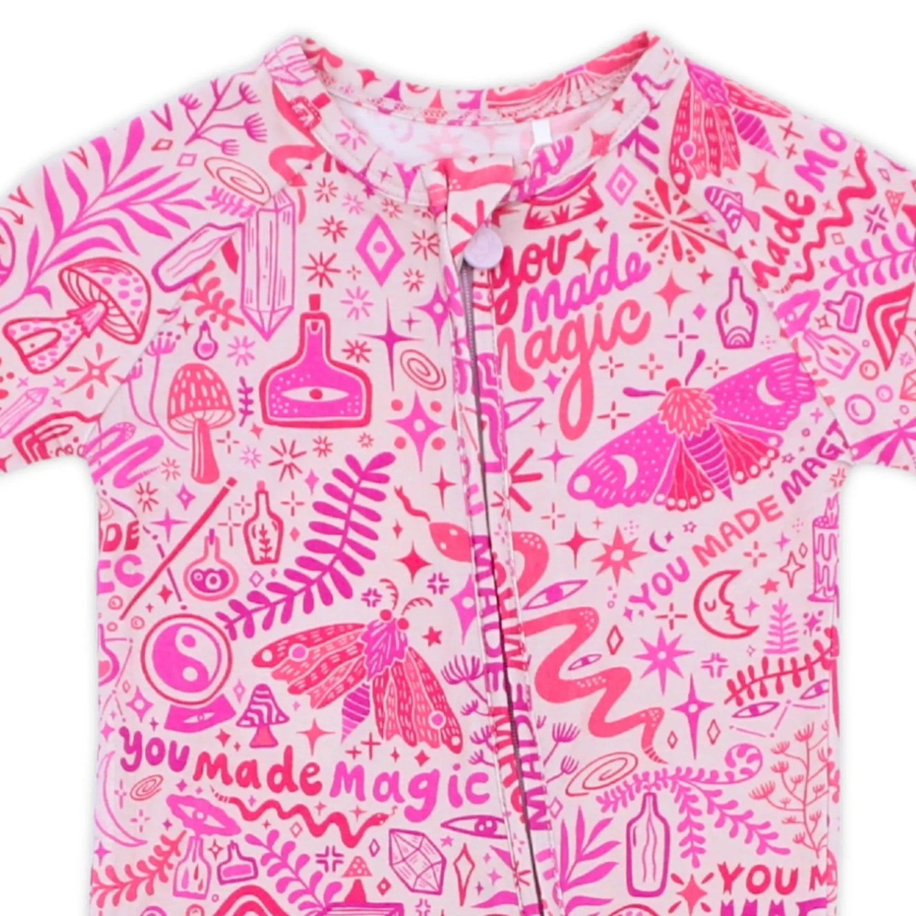Raising Mama The Second - Skin Convertible Romper | Mystic Mama (Pink) - 