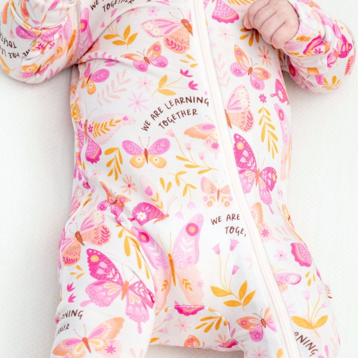 Raising Mama The Second - Skin Footie | Butterfly Smoochies - 