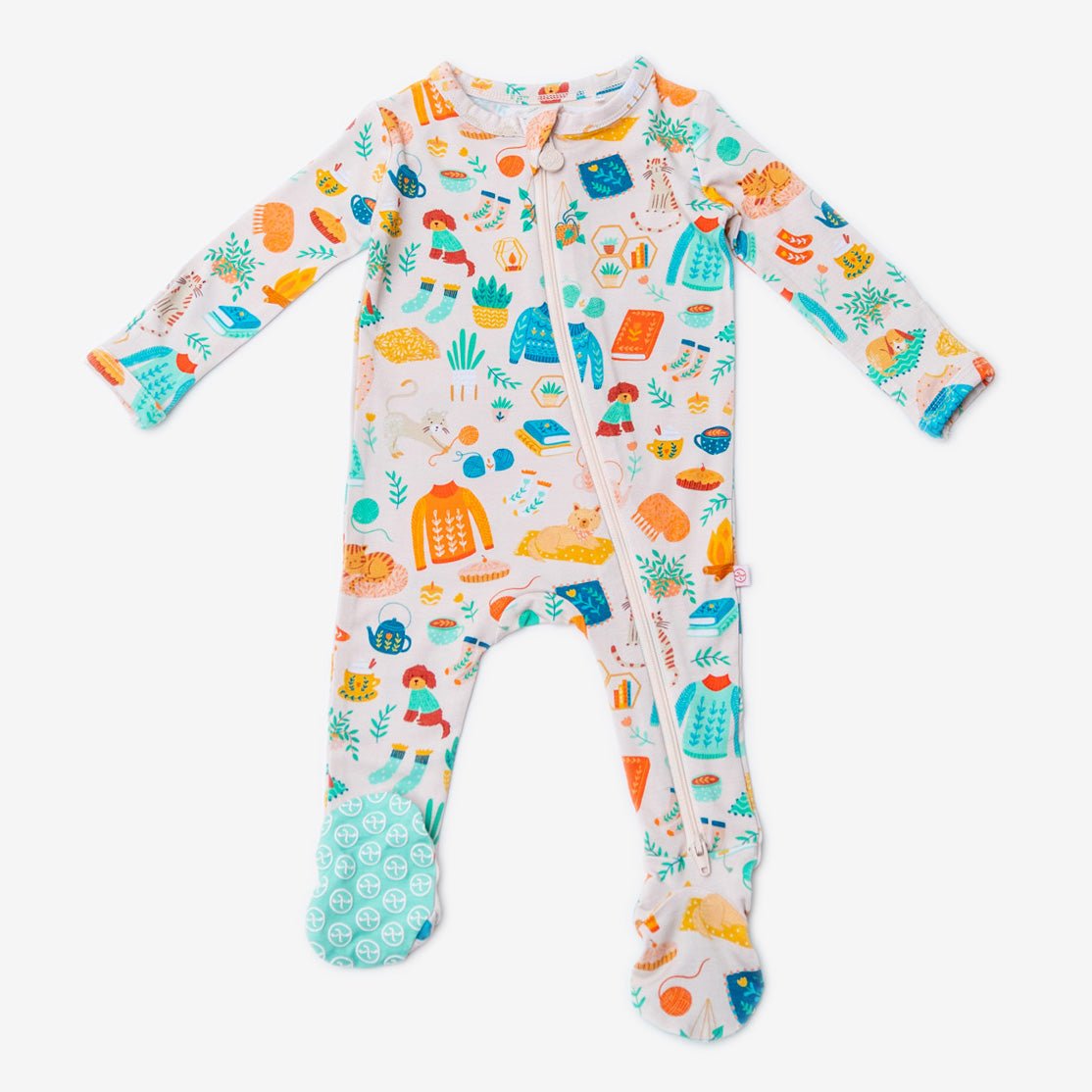 Raising Mama The Second - Skin Footie | Cozy Cats & Dogs - 