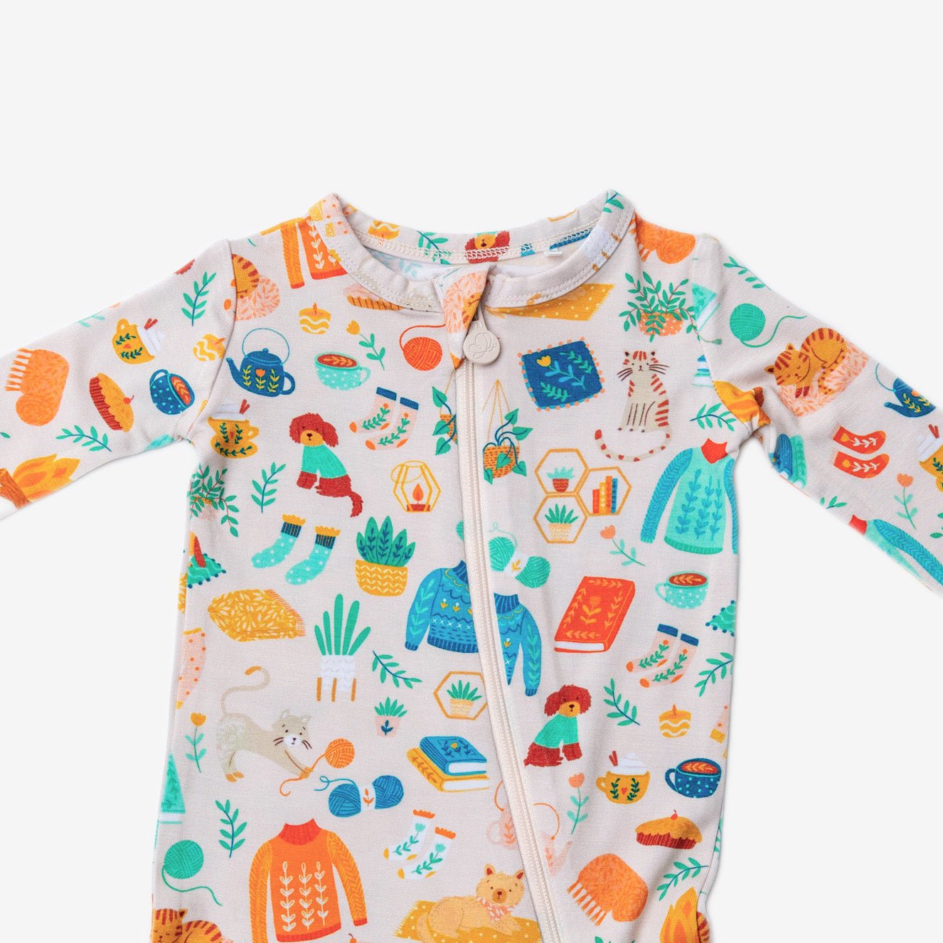 Raising Mama The Second - Skin Footie | Cozy Cats & DogsEveretts Place