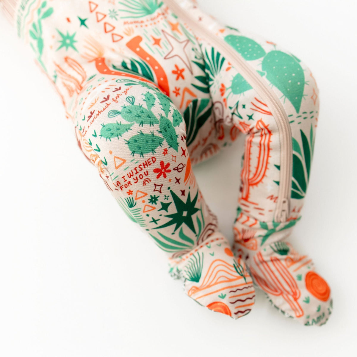 Raising Mama The Second - Skin Footie | Desert Cactus (Beige) - 